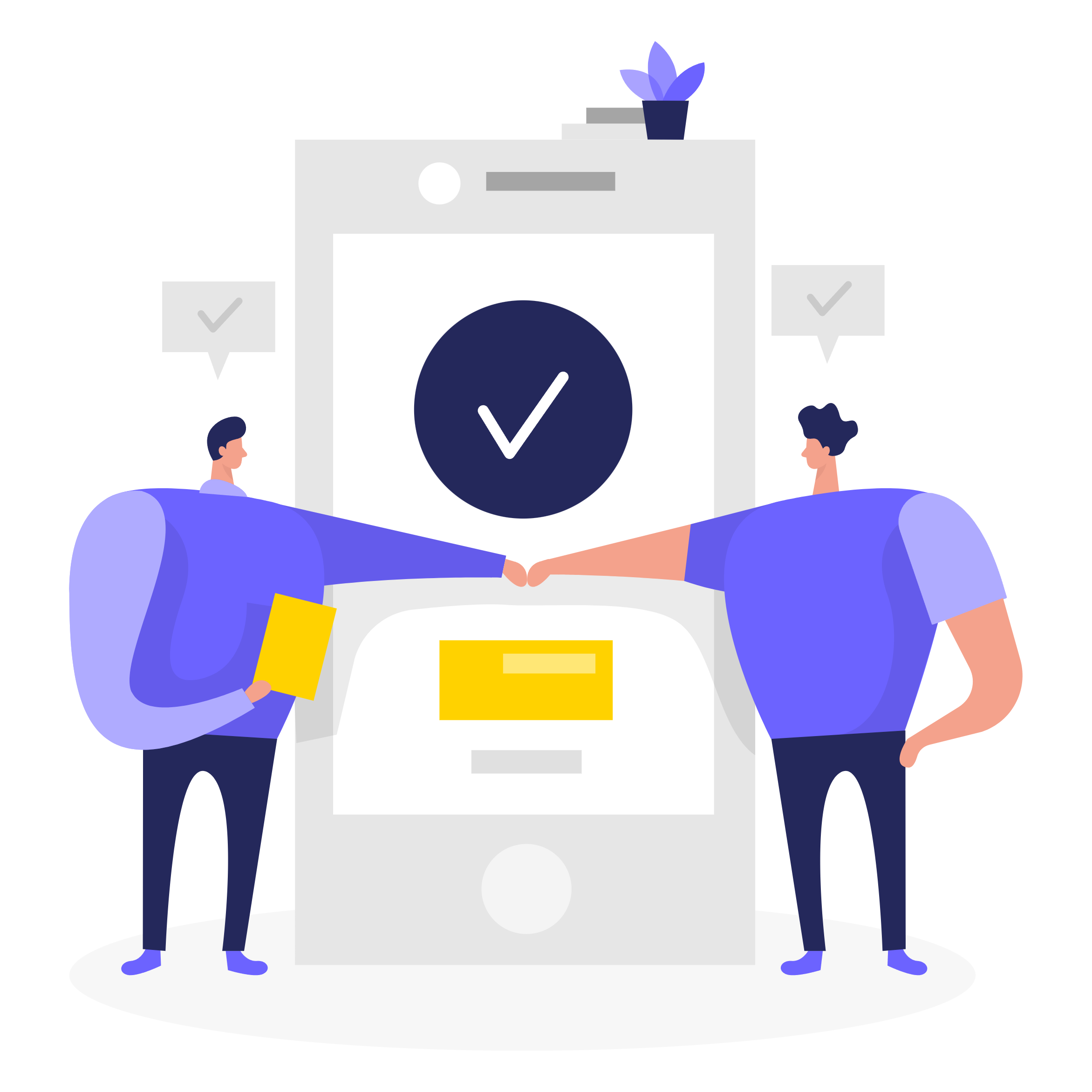 A team collaborating